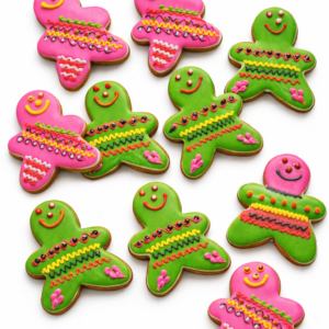 Gluten Free Gingerbread Cookies White BG